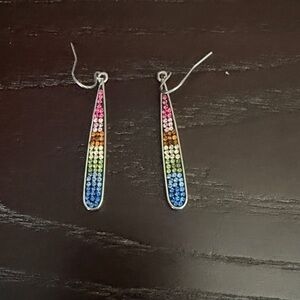 Rainbow Dangle Earrings